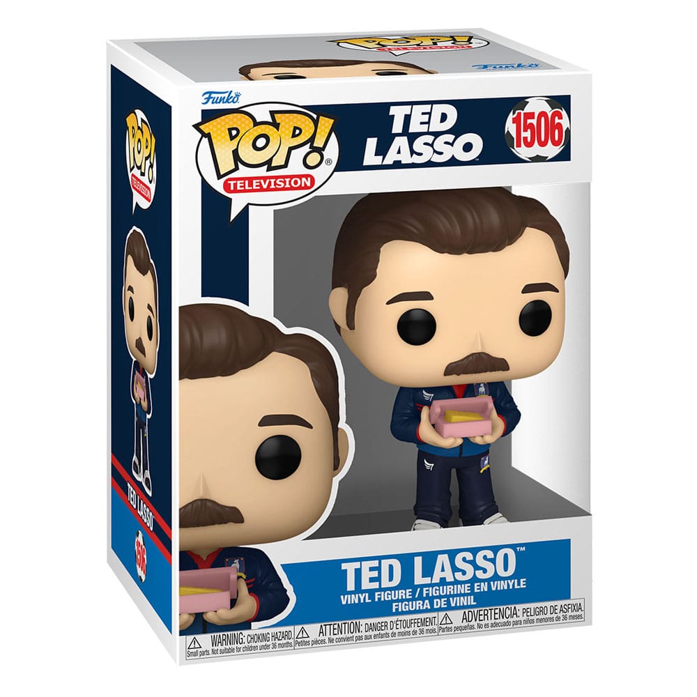 Ted Lasso POP! TV Vinyl Figur Ted w/biscuits 9 cm