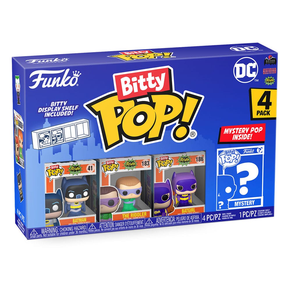DC Bitty POP! Vinyl Figuren 4er-Pack Batman Adam West 2,5 cm