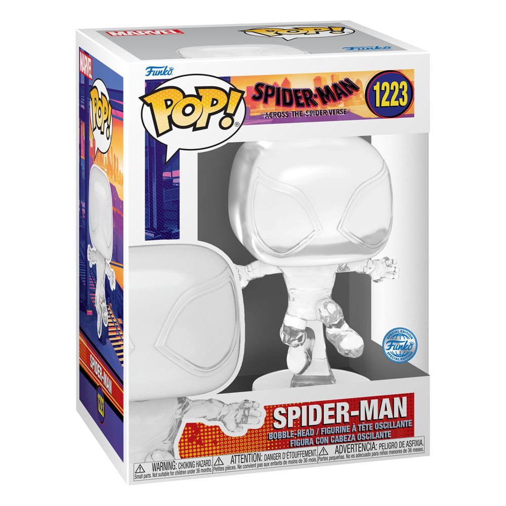 Spiderman Into the Spiderverse 2 POP! Vinyl Figur Spider-Man (TRL) (TRP) 9 cm