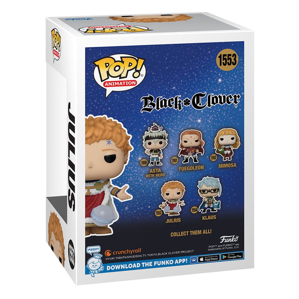 Black Clover POP! Animation Vinyl Figur Julius 9 cm