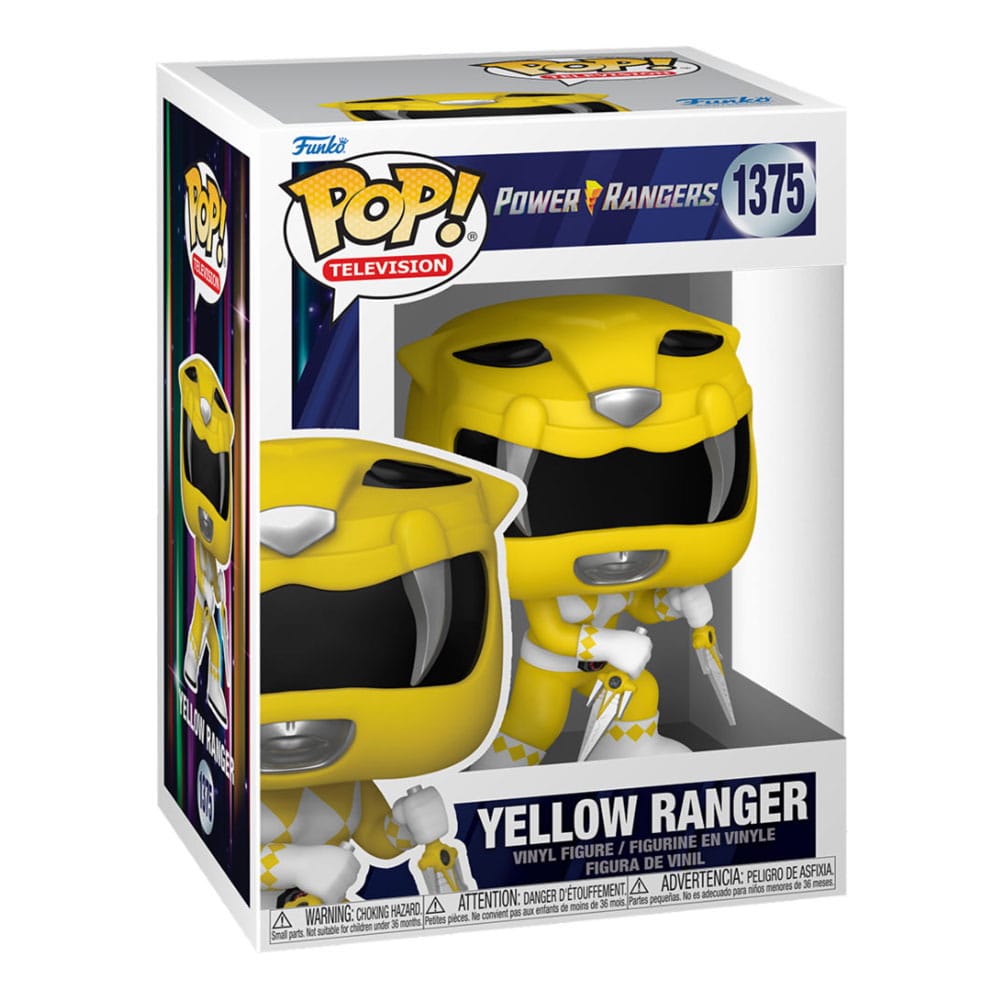 Power Rangers 30th POP! TV Vinyl Figur Yellow Ranger 9 cm