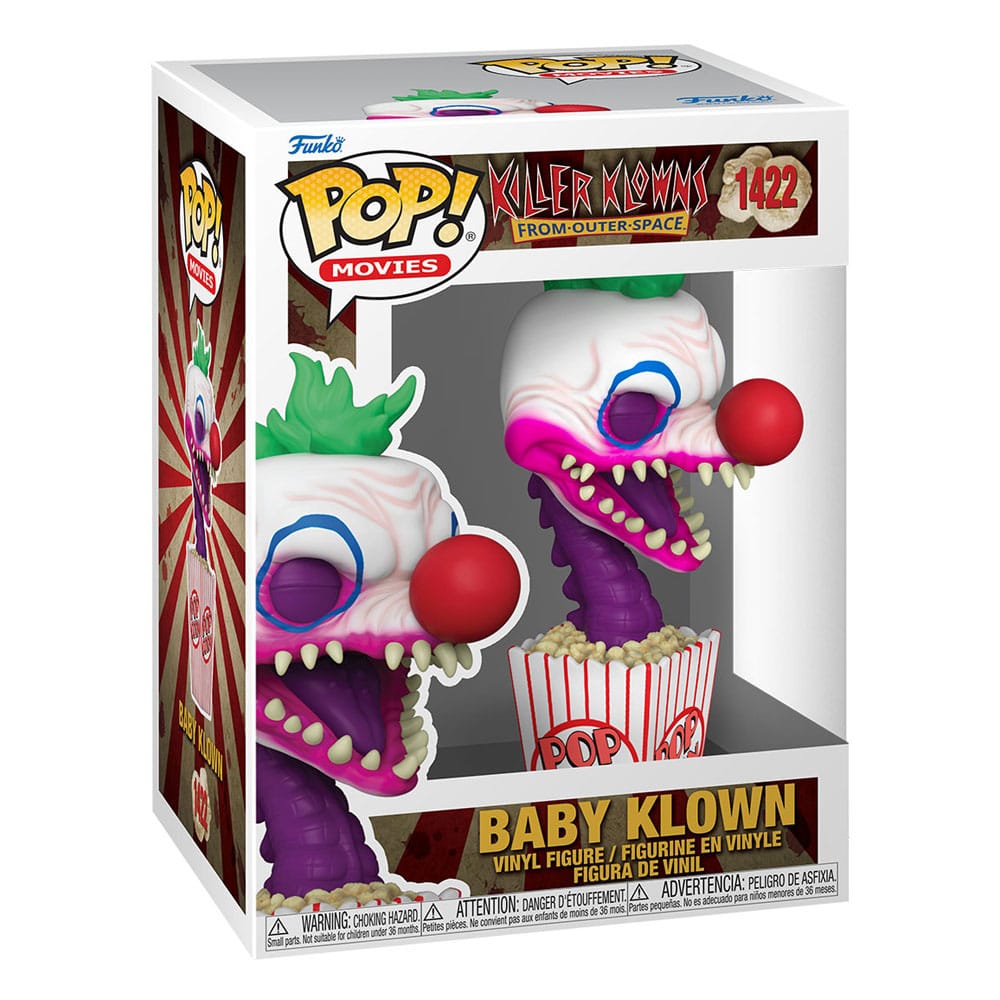 Space Invaders Killer Klowns from Outer Space POP! Movies Vinyl Figur Baby Klown 9 cm