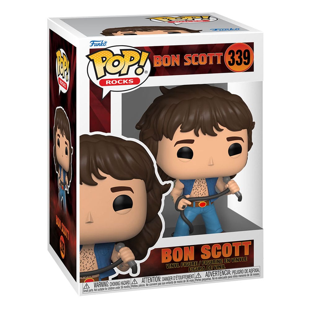 AC/DC POP! Rocks Vinyl Figur Bon Scott 9 cm