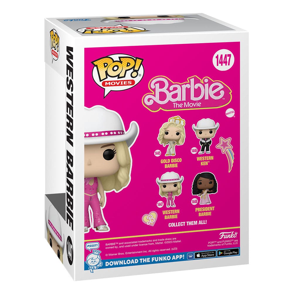 Barbie POP! Movies Vinyl Figur Cowgirl Barbie 9 cm