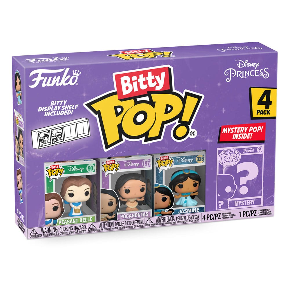 Disney Princesses Bitty POP! Vinyl Figuren 4er-Pack Belle 2,5 cm