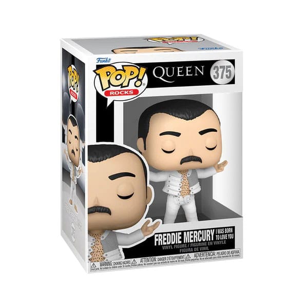 Queen POP! Rocks Vinyl Figur Freddie Mercury (I was born to love you) 9 cm