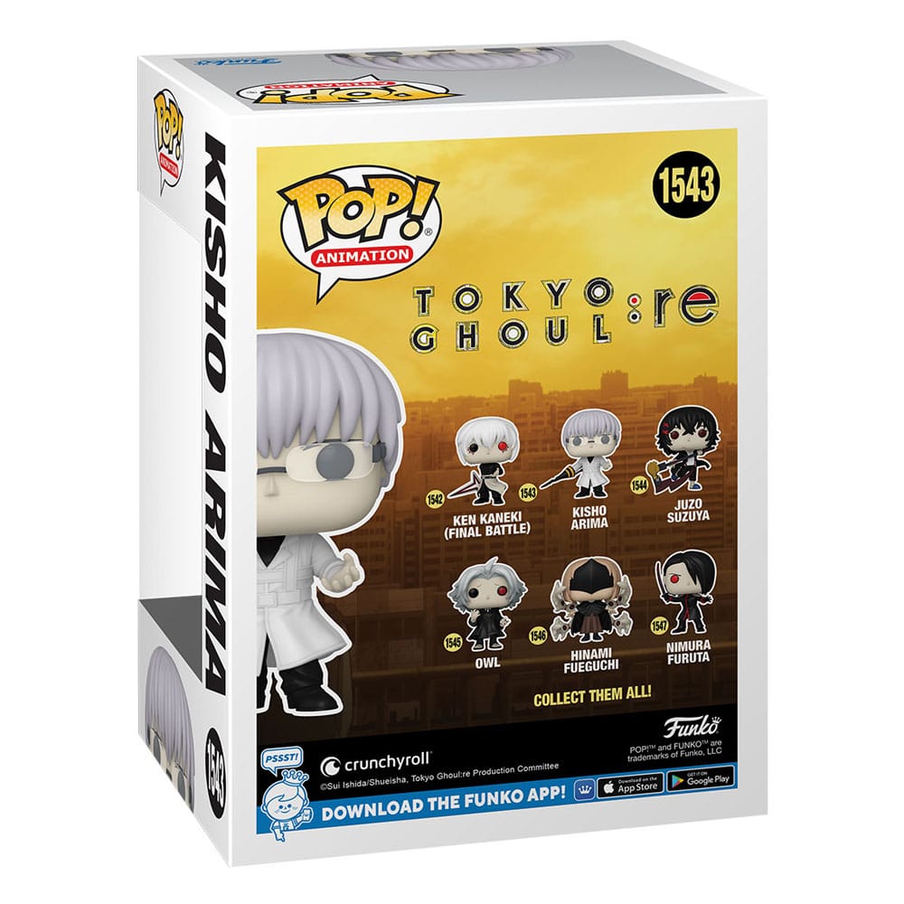 Tokyo Ghoul:re POP! Animation Vinyl Figur Kisho Arima 9 cm