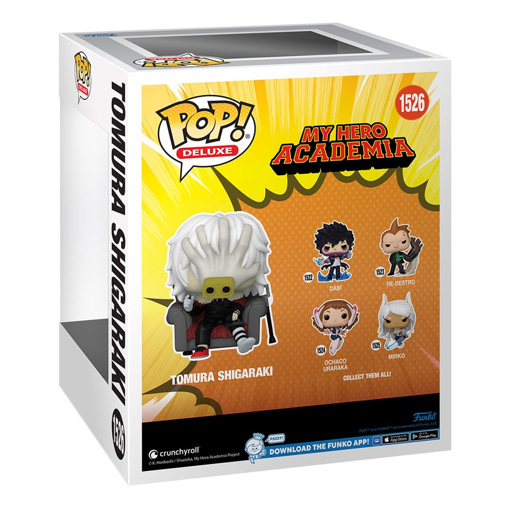My Hero Academia POP! Deluxe Vinyl Figur Shigaraki In Chair 9 cm