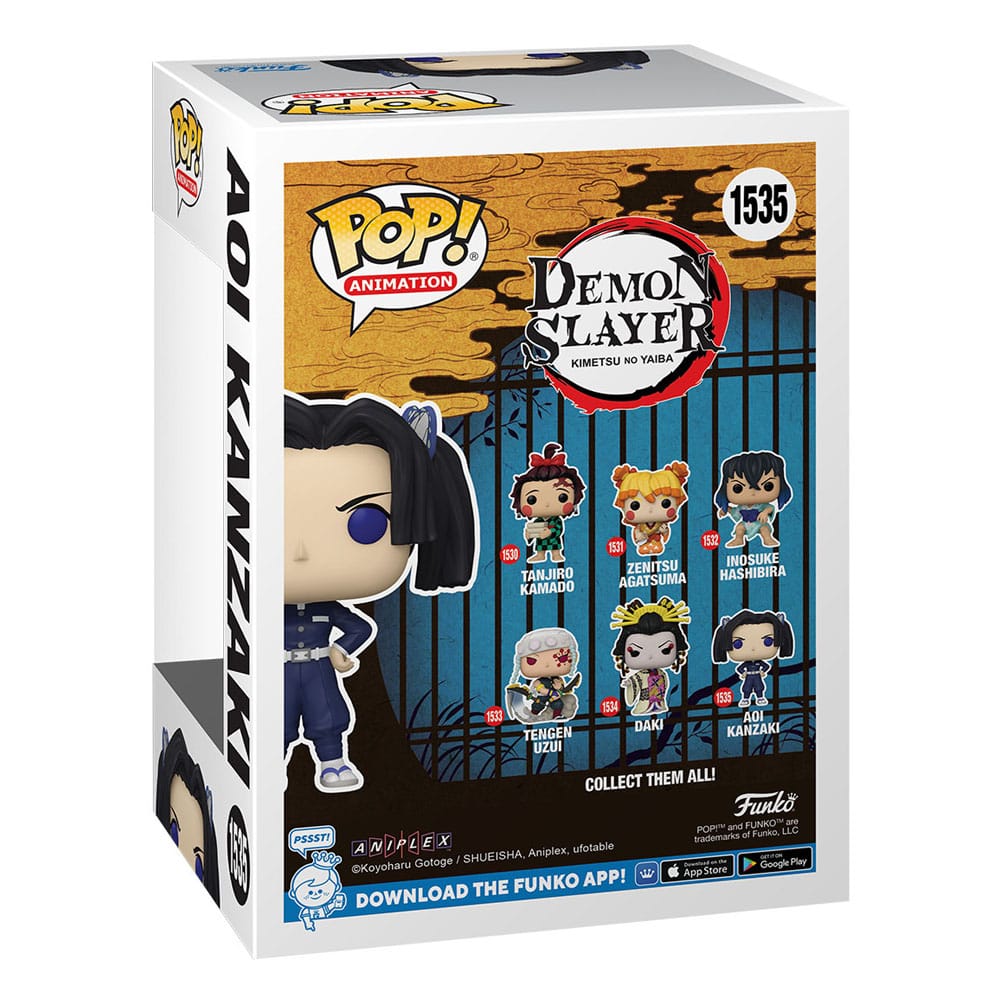 Demon Slayer: Kimetsu no Yaiba POP! Animation Figur Aoi Kanzaki w/CH 9 cm Sortiment (6)