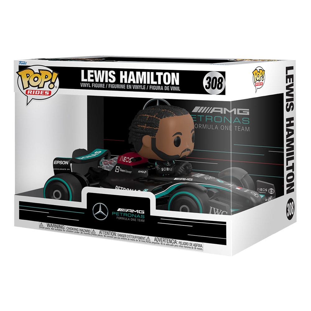 Formel 1 POP! Rides Super Deluxe Vinyl Figur Mercedes Hamilton 15 cm