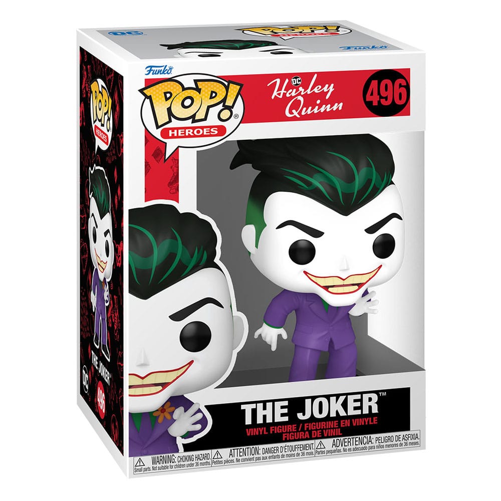 Harley Quinn Animated Series POP! Heroes Vinyl Figur The Joker 9 cm