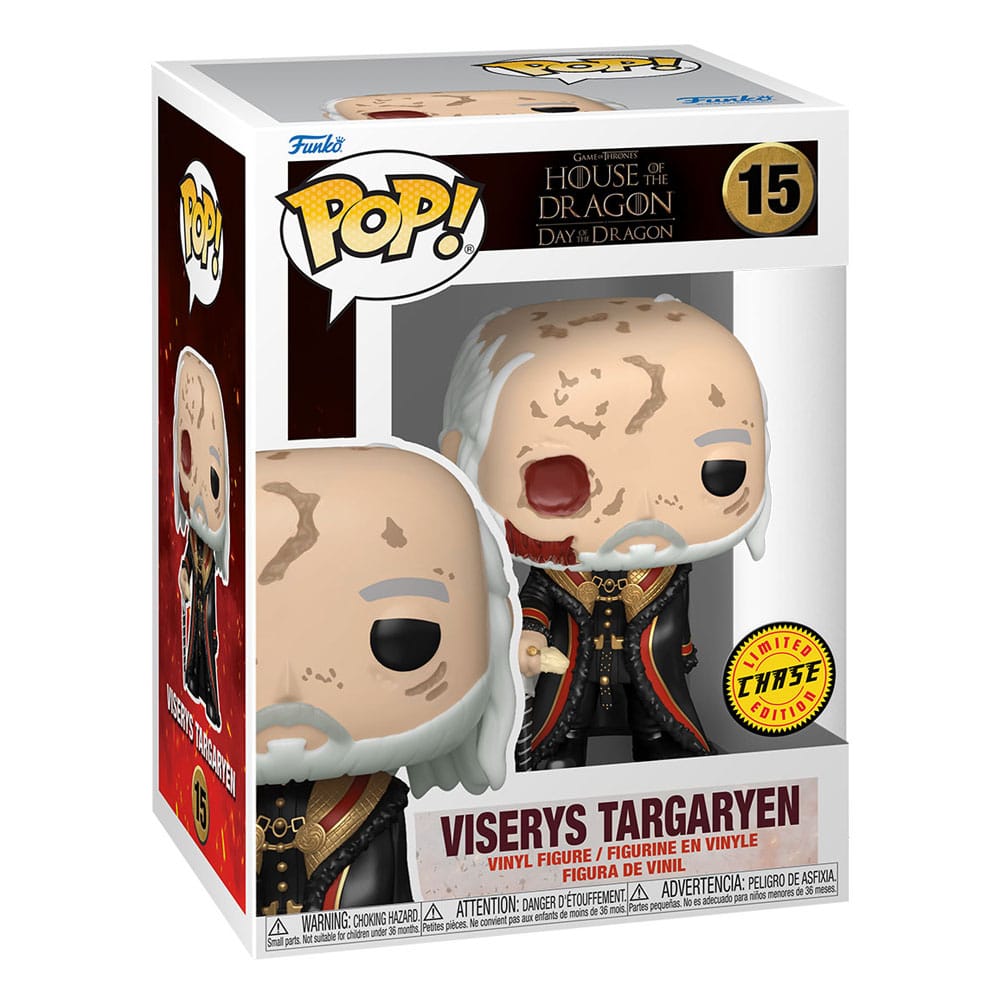 House of the Dragon POP! TV Vinyl Figuren Masked Viserys 9 cm Sortiment (6)