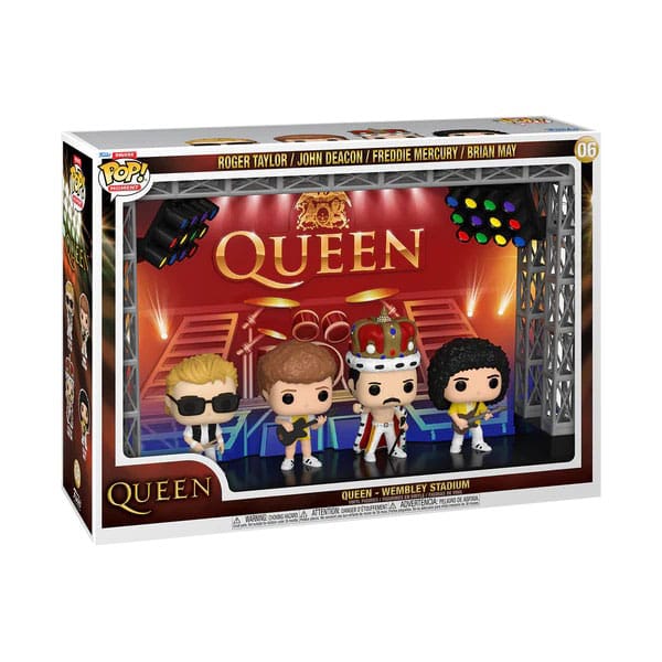 Queen POP Moments Deluxe Vinyl Figuren 4er-Pack Wembley Stadium