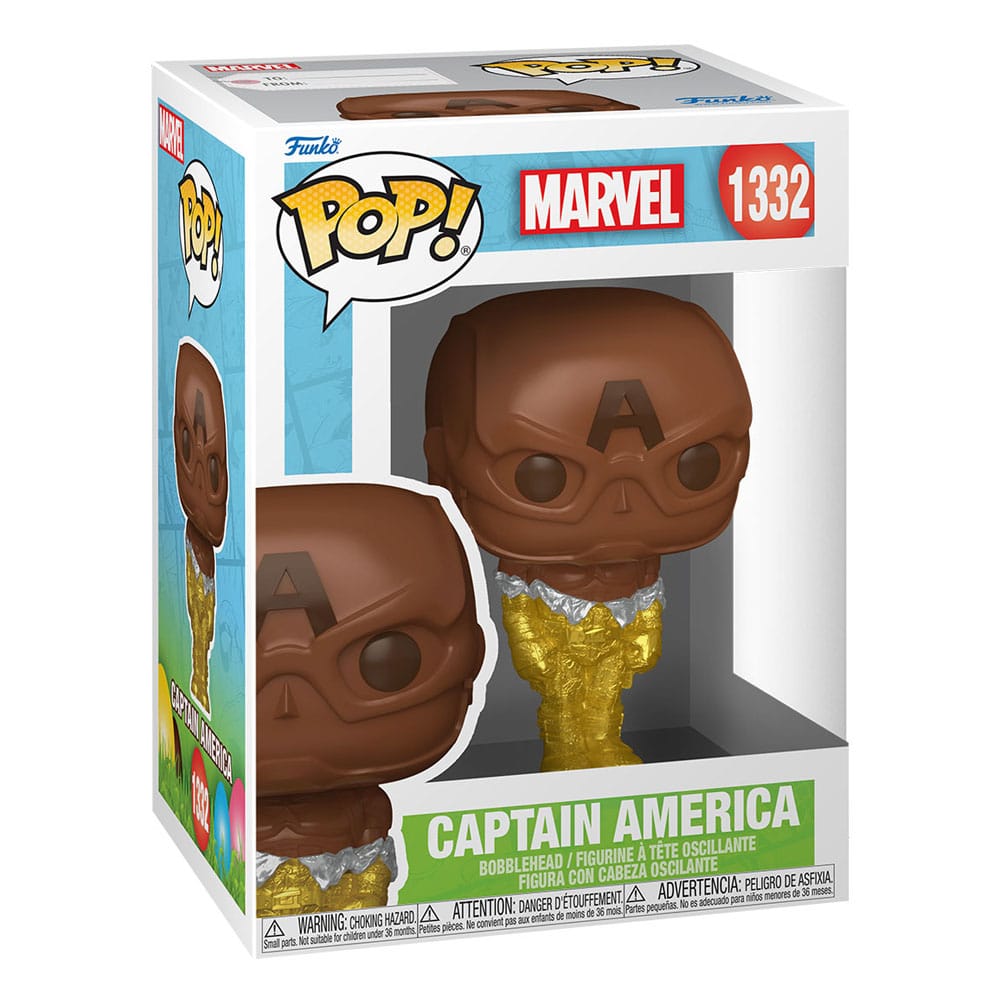 Marvel POP! Vinyl Figur Easter Chocolate Captain America 9 cm