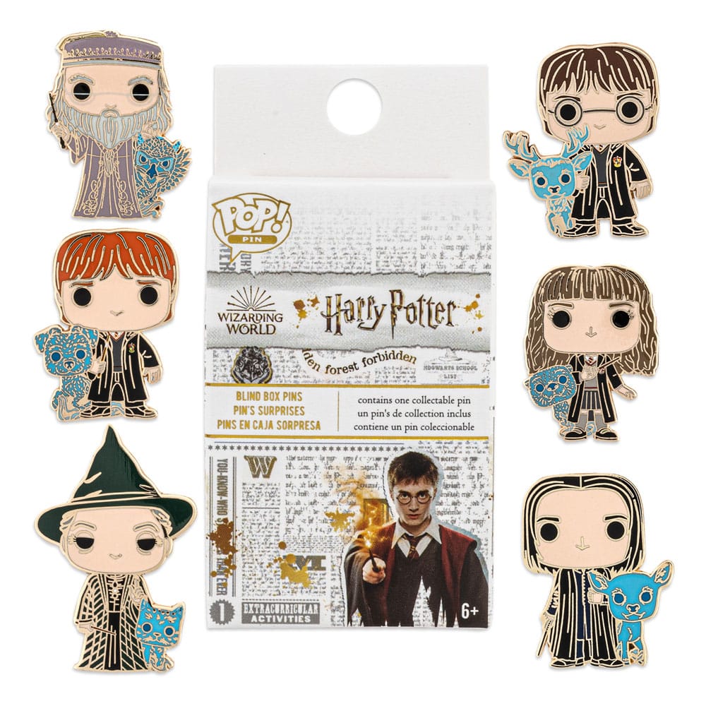 Harry Potter Loungefly POP! Pin Ansteck-Pins Eaches 4 cm Sortiment (12)
