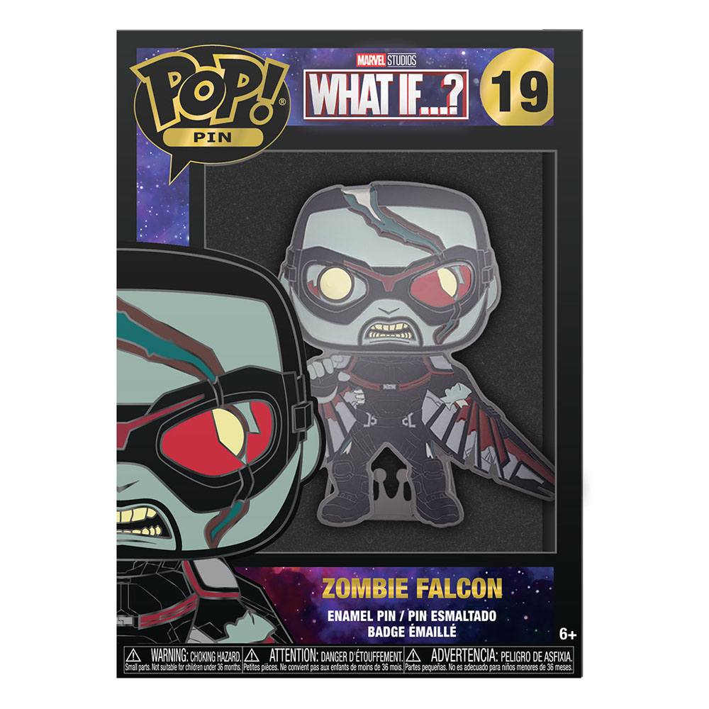 What If...? POP! Pin Ansteck-Pin Zombie Falcon 10 cm