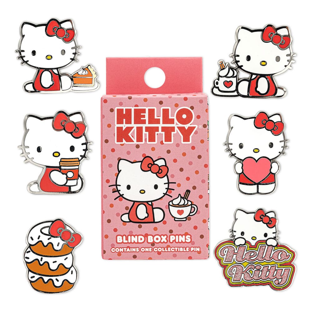 Hello Kitty POP! Pin Ansteck-Pins Characters 3 cm Sortiment (12)