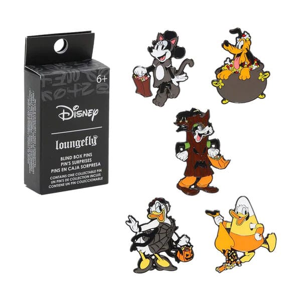 Disney Loungefly Ansteck-Pins Mickey Mouse & Friends Halloween Display (12)