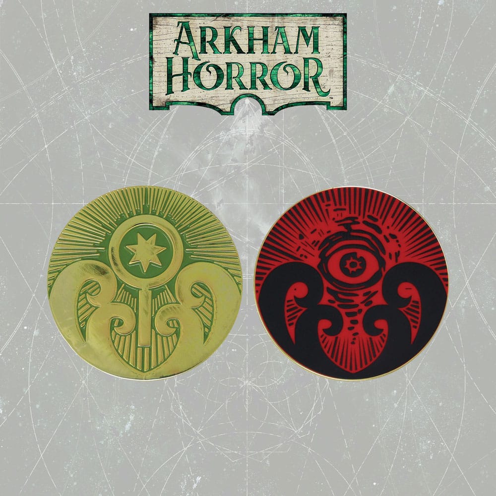 Arkham Horror Sammelmünze Clues & Doom Limited Edition