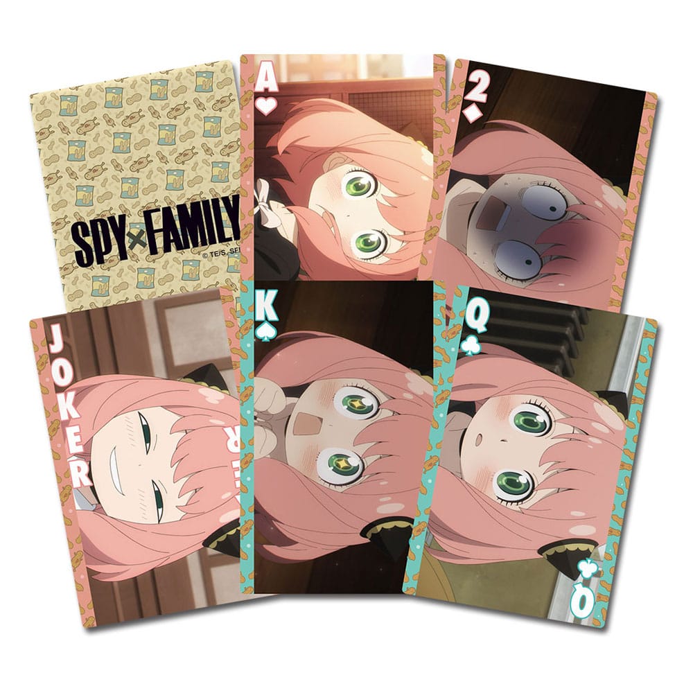 Spy x Family Spielkarten Anya Facial Expressions