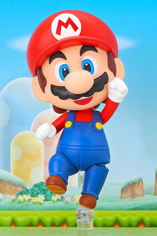 Super Mario Bros. Nendoroid Actionfigur Mario (4th-run) 10 cm