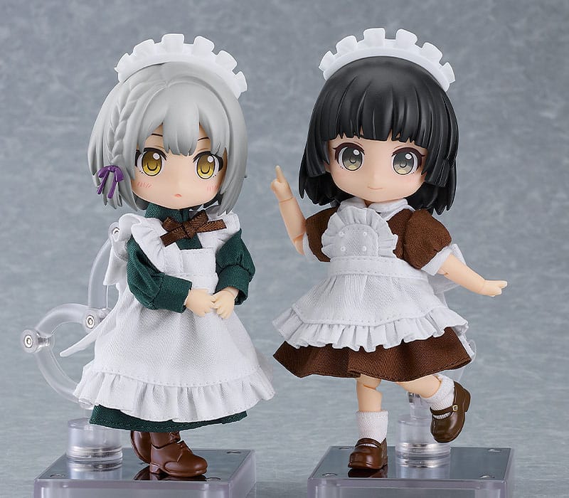 Original Character Zubehör-Set für Nendoroid Doll Actionfiguren Outfit Set: Maid Outfit Long (Black)
