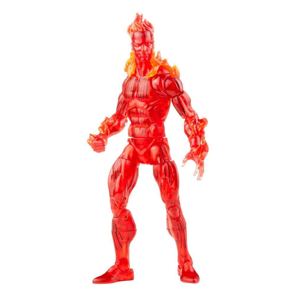 Fantastic Four Marvel Legends Retro Actionfigur Human Torch 15 cm