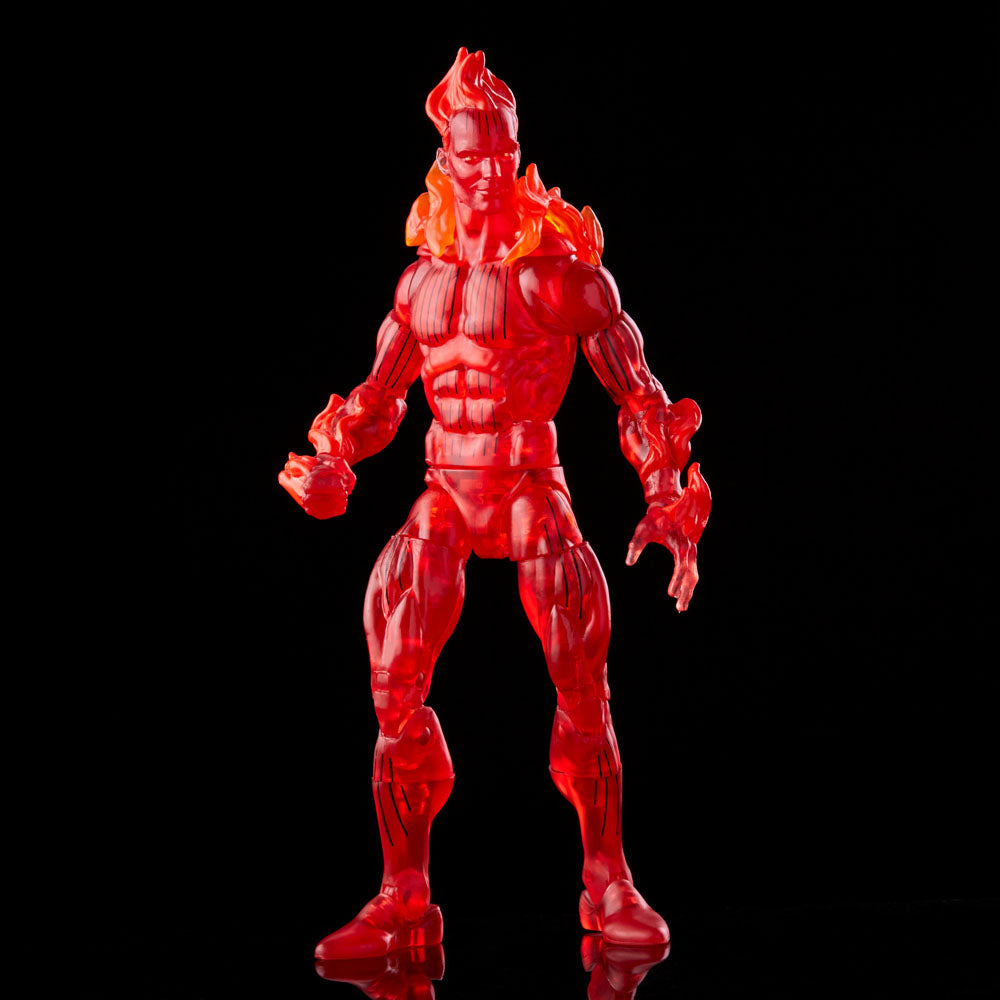 Fantastic Four Marvel Legends Retro Actionfigur Human Torch 15 cm