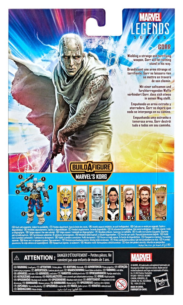 Thor: Love and Thunder Marvel Legends Series Actionfigur 2022 Marvel's Korg BAF #2: Gorr 15 cm