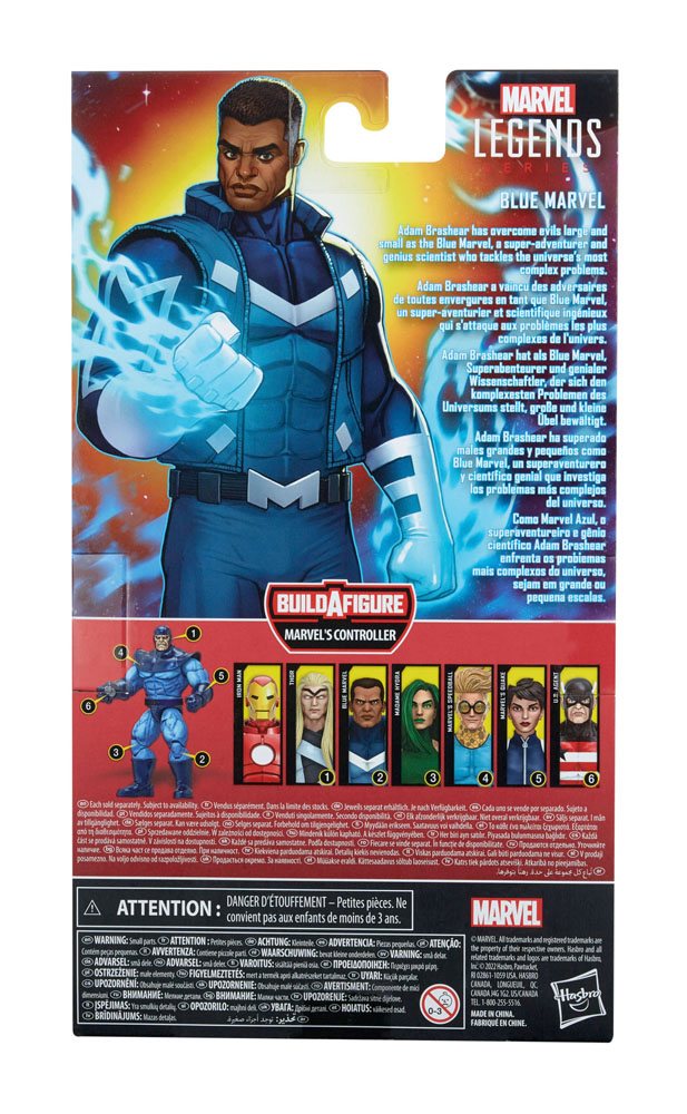 Marvel Legends Series Actionfigur 2022 Marvel's Controller BAF #2: Blue Marvel 15 cm
