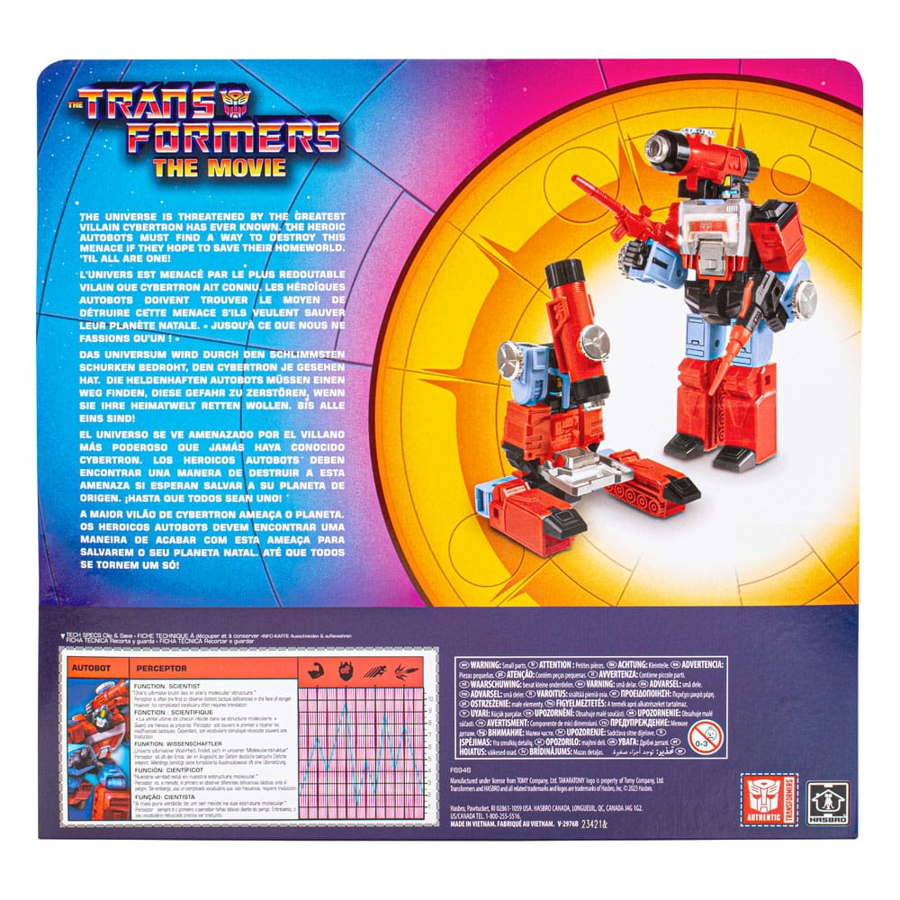 The Transformers: The Movie Retro Actionfigur Perceptor 14 cm