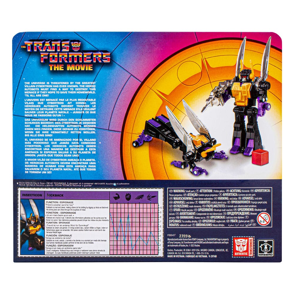The Transformers: The Movie Retro Actionfigur Kickback 14 cm