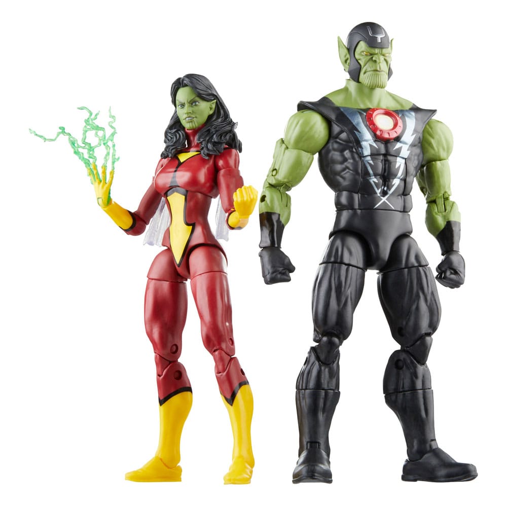 Avengers: Beyond Earth's Mightiest Marvel Legends Actionfiguren Skrull Queen & Super-Skrull 15 cm