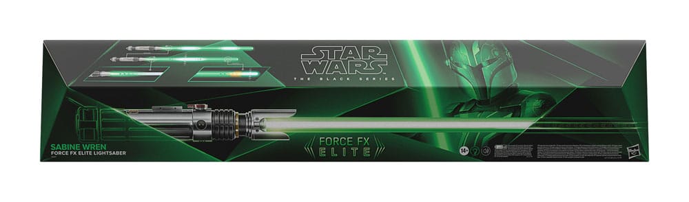 Star Wars: Ahsoka Black Series Replik Force FX Elite Lichtschwert Sabine Wren