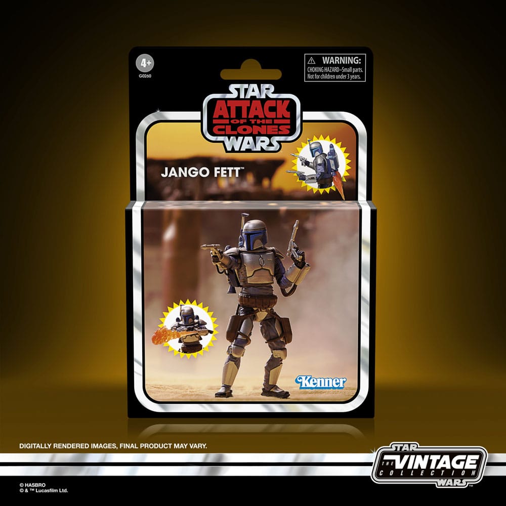 Star Wars Episode II Vintage Collection Actionfigur Jango Fett 10 cm