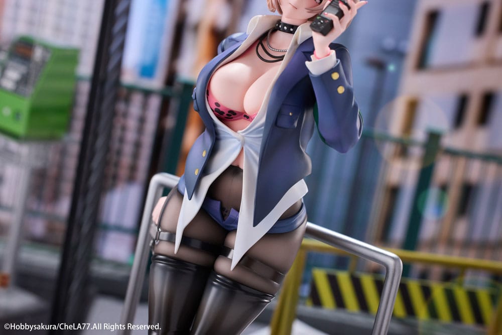 Original Illustration PVC Statue 1/6 Naughty Police Woman Illustration by CheLA77 27 cm