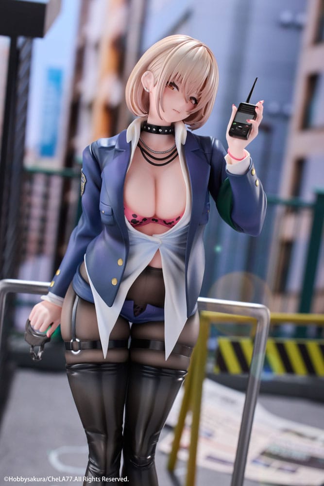 Original Illustration PVC Statue 1/6 Naughty Police Woman Illustration by CheLA77 27 cm