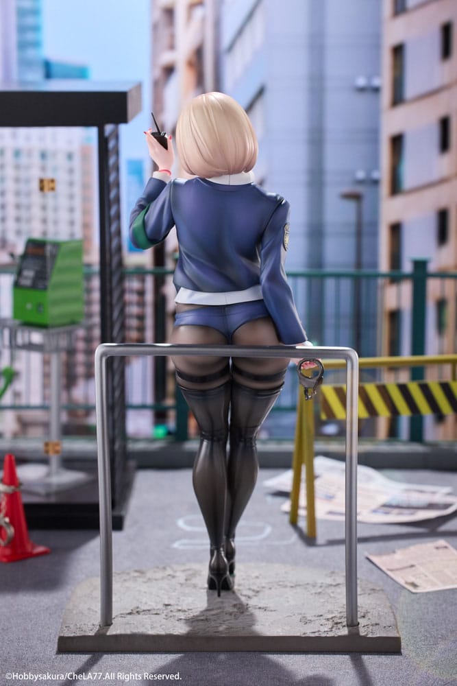 Original Illustration PVC Statue 1/6 Naughty Police Woman Illustration by CheLA77 27 cm