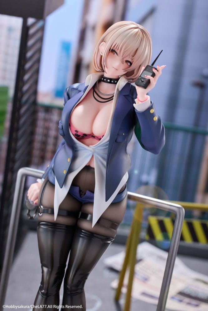 Original Illustration PVC Statue 1/6 Naughty Police Woman Illustration by CheLA77 27 cm