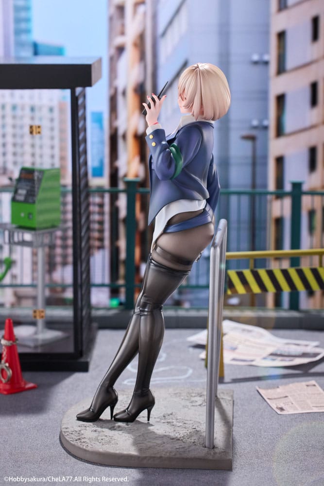 Original Illustration PVC Statue 1/6 Naughty Police Woman Illustration by CheLA77 27 cm