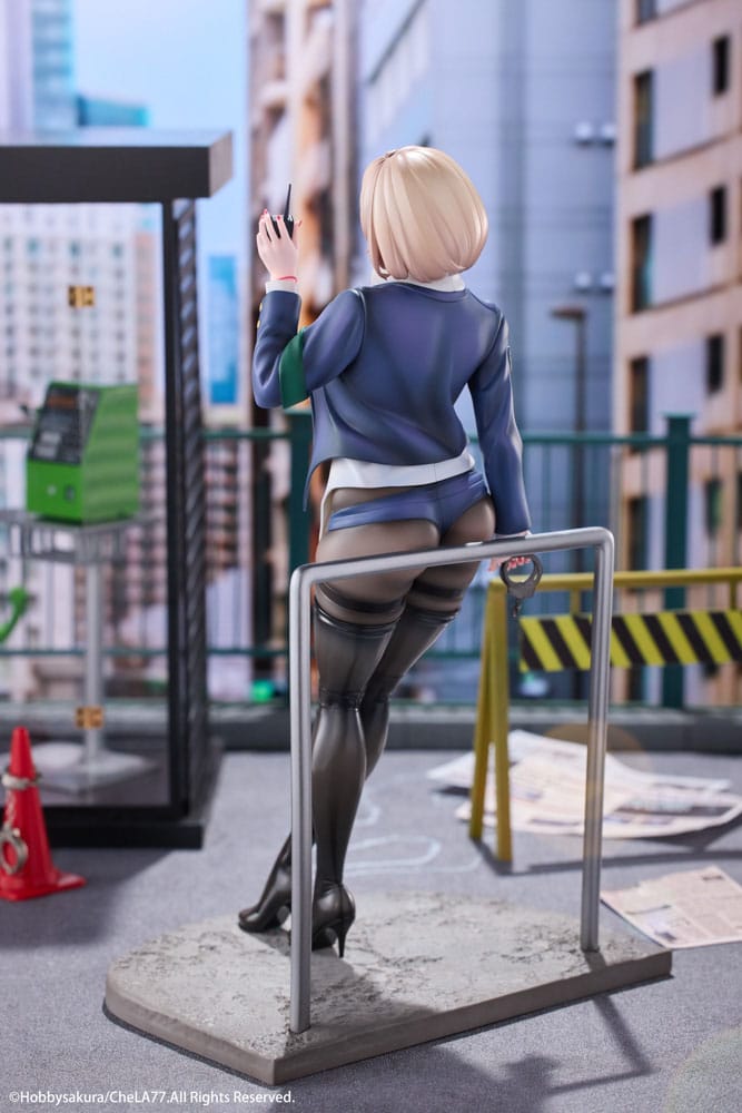 Original Illustration PVC Statue 1/6 Naughty Police Woman Illustration by CheLA77 27 cm