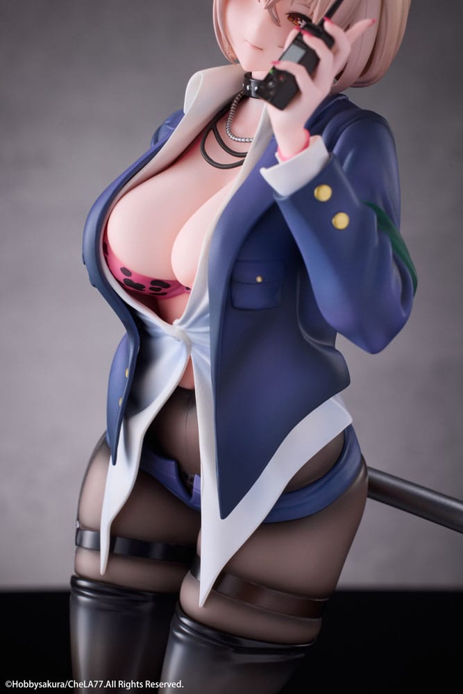 Original Illustration PVC Statue 1/6 Naughty Police Woman Illustration by CheLA77 27 cm