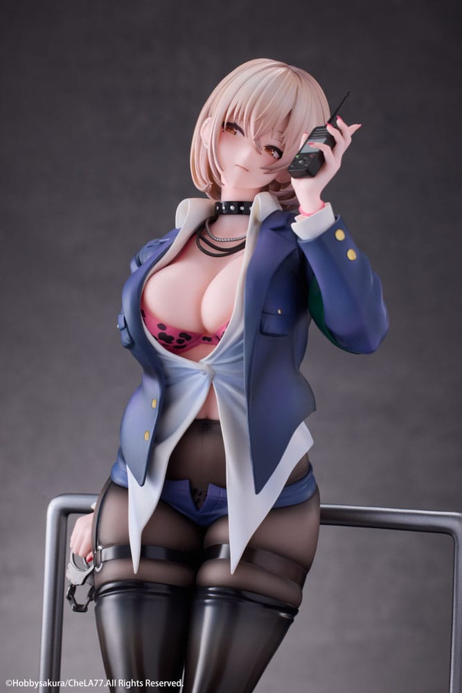 Original Illustration PVC Statue 1/6 Naughty Police Woman Illustration by CheLA77 27 cm