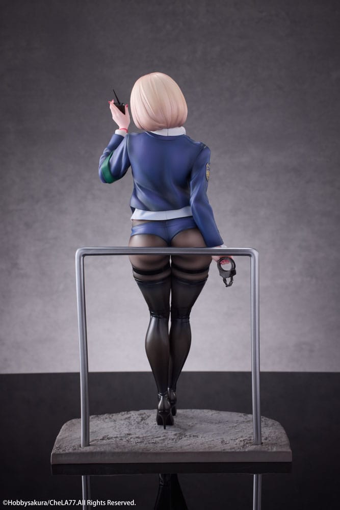 Original Illustration PVC Statue 1/6 Naughty Police Woman Illustration by CheLA77 27 cm