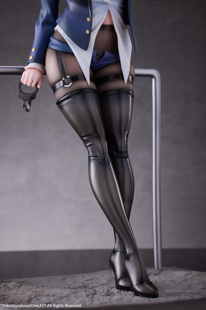 Original Illustration PVC Statue 1/6 Naughty Police Woman Illustration by CheLA77 27 cm