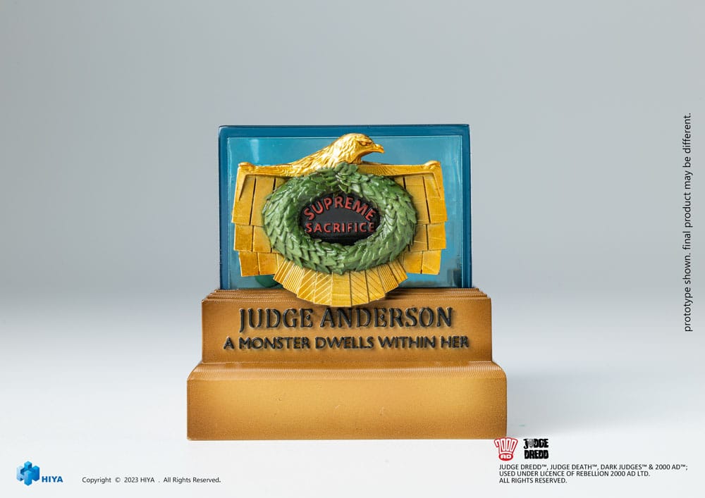 2000 AD Exquisite Mini Actionfigur 1/18 Judge Dredd Judge Anderson Hall of Heroes 10 cm