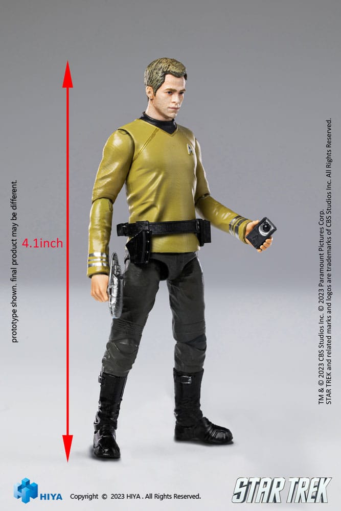 Star Trek Exquisite Mini Actionfigur 1/18 Star Trek 2009 Kirk 10 cm