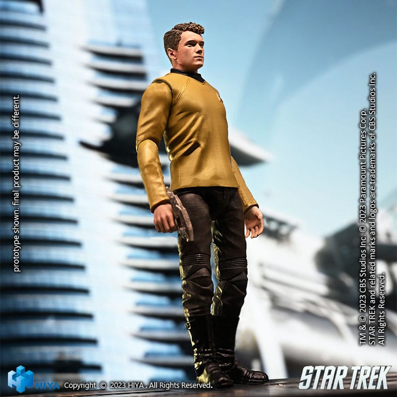 Star Trek Exquisite Mini Actionfigur 1/18 Star Trek 2009 Chekov 10 cm