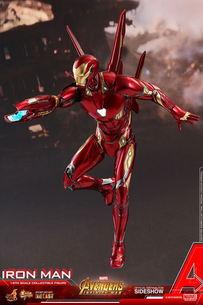 Avengers Infinity War Diecast Movie Masterpiece Actionfigur 1/6 Iron Man 32 cm