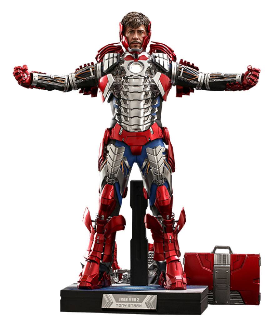 Iron Man 2 Movie Masterpiece Actionfigur 1/6 Tony Stark (Mark V Suit Up Version) Deluxe 31 cm